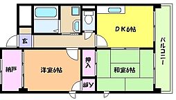 ルミエールコート 2SDKの間取図画像