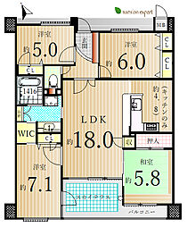 間取図画像 4LDK