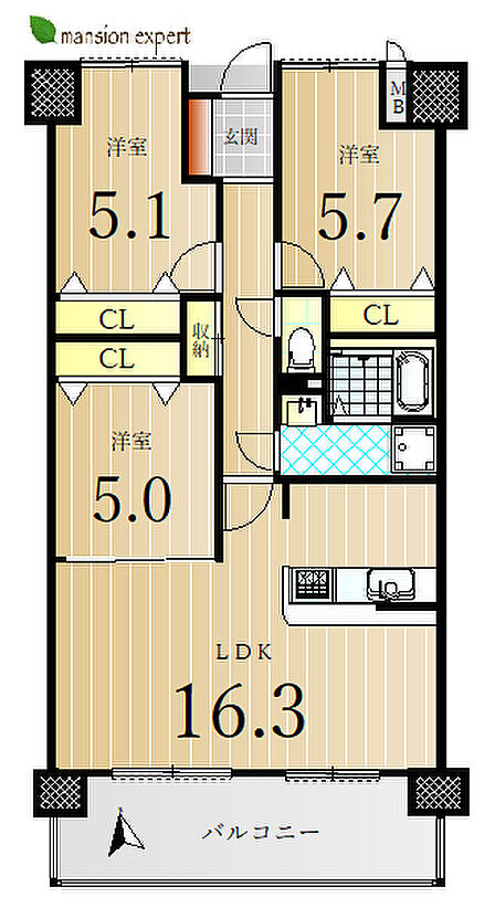 3LDK