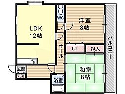 ハイム城山5 2階/-