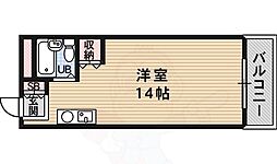 レディース・イン・セシリア ワンルームの間取図画像