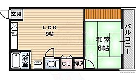 和田マンション  ｜ 大阪府藤井寺市藤井寺３丁目（賃貸マンション1LDK・2階・36.00㎡） その2