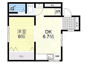 オレンジマンション  ｜ 大阪府羽曳野市白鳥１丁目（賃貸マンション1DK・3階・33.30㎡） その2