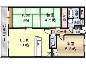 ルキア国分  ｜ 大阪府柏原市国分西２丁目（賃貸マンション3LDK・7階・60.35㎡） その2