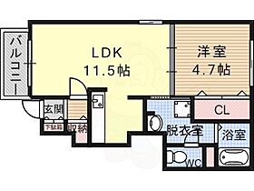 フェリーチェ1  ｜ 大阪府羽曳野市恵我之荘５丁目2番7号（賃貸アパート1LDK・1階・40.40㎡） その2