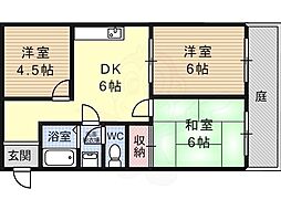 丸正ハイツ 3DKの間取図画像