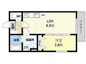 Fstyle柏原・田辺  ｜ 大阪府柏原市田辺１丁目（賃貸アパート1LDK・3階・30.03㎡） その2