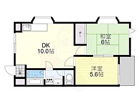 マンションくすのき  ｜ 大阪府羽曳野市翠鳥園（賃貸マンション2LDK・2階・41.50㎡） その2