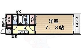 D・H白鳥ビル 707 ｜ 大阪府羽曳野市白鳥１丁目（賃貸マンション1K・7階・22.00㎡） その2