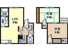 都塚貸家1-19  ｜ 大阪府八尾市都塚１丁目19番（賃貸一戸建2LDK・1階・51.76㎡） その2