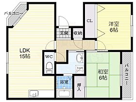 さくら館  ｜ 大阪府八尾市老原１丁目（賃貸マンション2LDK・4階・67.00㎡） その2