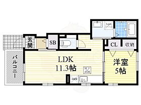 スマイル山城  ｜ 大阪府八尾市山城町２丁目3番31号（賃貸アパート1LDK・1階・40.13㎡） その2