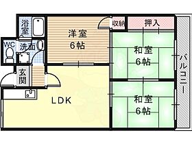 ドリーム松村壱番館  ｜ 大阪府柏原市玉手町（賃貸マンション3LDK・1階・62.70㎡） その2