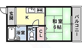 コスモハイツ 201 ｜ 大阪府藤井寺市林３丁目（賃貸アパート1K・2階・21.00㎡） その2