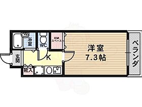 オーシャン藤ヶ丘  ｜ 大阪府藤井寺市野中１丁目（賃貸マンション1K・2階・23.94㎡） その2