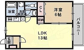 メゾンさつき  ｜ 大阪府羽曳野市西浦５丁目629番1号（賃貸アパート1LDK・2階・44.70㎡） その2