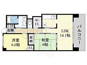 サウスローズ恵我  ｜ 大阪府羽曳野市南恵我之荘５丁目13番13号（賃貸マンション2LDK・2階・63.44㎡） その2