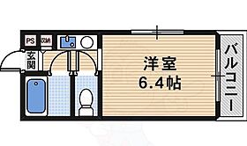 スカイキャンパス旭ヶ丘  ｜ 大阪府柏原市旭ケ丘４丁目（賃貸マンション1K・2階・17.00㎡） その2