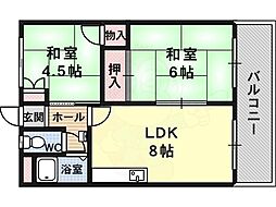 西浦ビューハイツA棟 2階