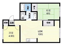 ガーデンハイツ置田1 1階