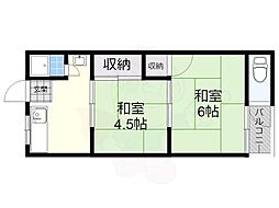 木村文化 2Kの間取図画像