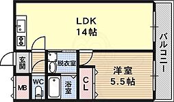 間取図画像 1LDK