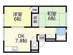サンビレッジOKUNO B 2階/-