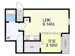 間取図画像 1LDK