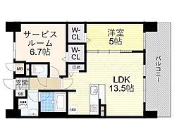 間取図画像 1SLDK