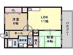 バンシャイン法善寺 2階