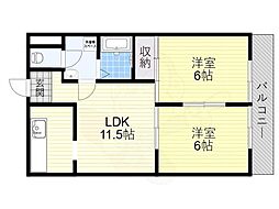 サンローゼ松原 4階/-