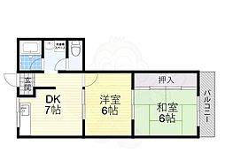 ビートル山本北C棟 2階