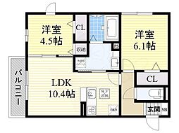 スペチアーレK 2階/-