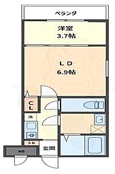 クレスト高安町南 3階/-