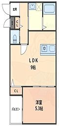 クレスト高安 2階
