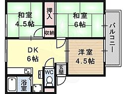 ファミール林 B棟 2階