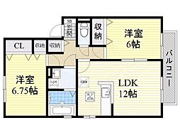 ファミール田井城C棟 2階