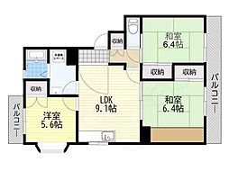 ワンズレジデンス羽曳ヶ丘 B棟 2階/-