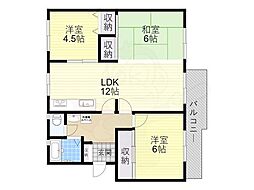 金剛第2住宅145号棟 4階/-