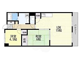 メゾン藤井寺 3LDKの間取図画像