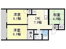 セジュール高井 2階