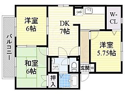 カサベルデB棟 2階