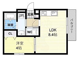 ALEGRIA道明寺 2階/-