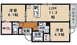 プレジール 2階