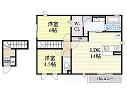 ボヌール久宝寺 2階