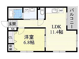 LA MIEUX八尾木東 2階
