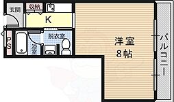 天美ハイツ 2階/-