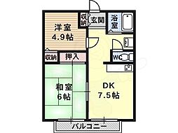 グリーンウッド 1階/-