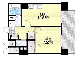 VENUSTA 1LDKの間取図画像