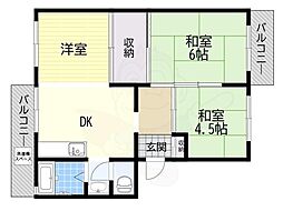 フラワリータウン志紀G棟 4階